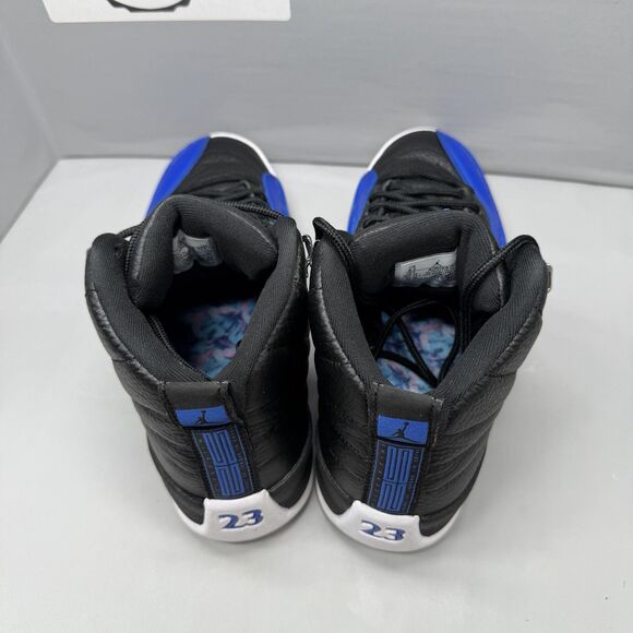 Nike Women Air Jordan 12 Retro Black/Hyper Royal AO6068-004 Size 8.5 Men Size 7 - Picture 8 of 13